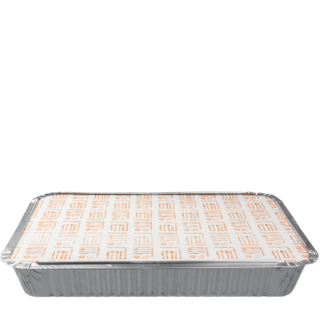 Forma de Alumínio Retangular com Tampa – 2,2 L