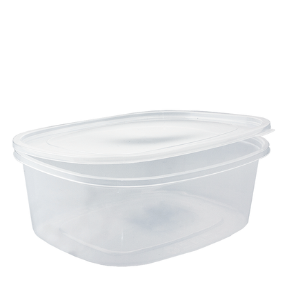 EMBALAGEM PP RÍGIDO 1L (1000ML) COM TAMPA INCORPORADA