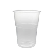 Copo cerveja reutilizável em pp transparente 500ml  - 50un.