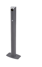 Cinzeiro exterior de pé alto da Pinto & Coelho, com acabamento elegante e design robusto para áreas externas.