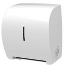 Dispensador de toalhas de papel Faneco Calma CTA6000PB, aço inox, design compacto e funcional para banheiros comerciais.