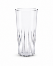 Copo Tubo Transparente em SAN 230ml