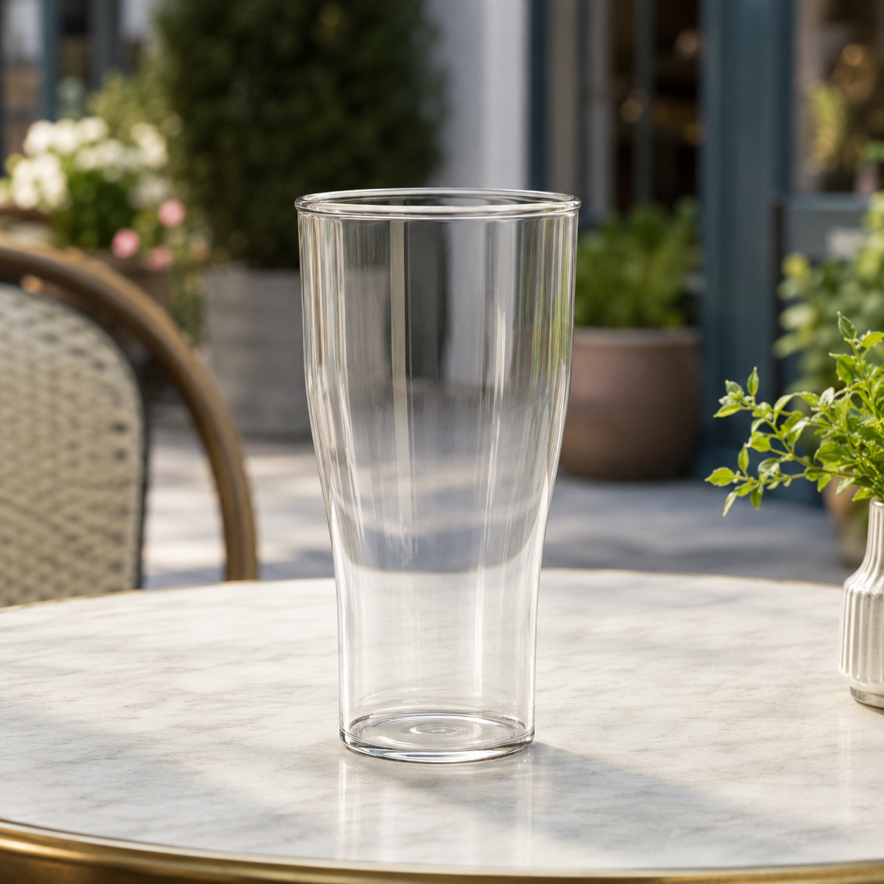 Copo Cerveja Transparente em SAN 360ml c/risca de 200ml