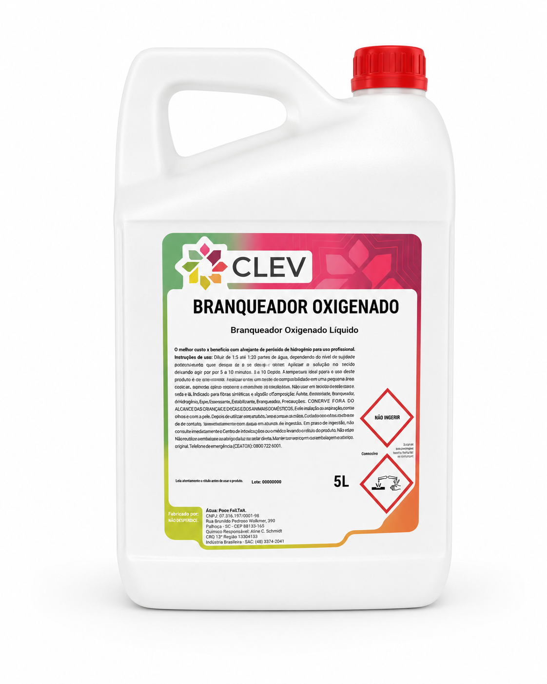 CLEV Branqueador Oxigenado – 5L