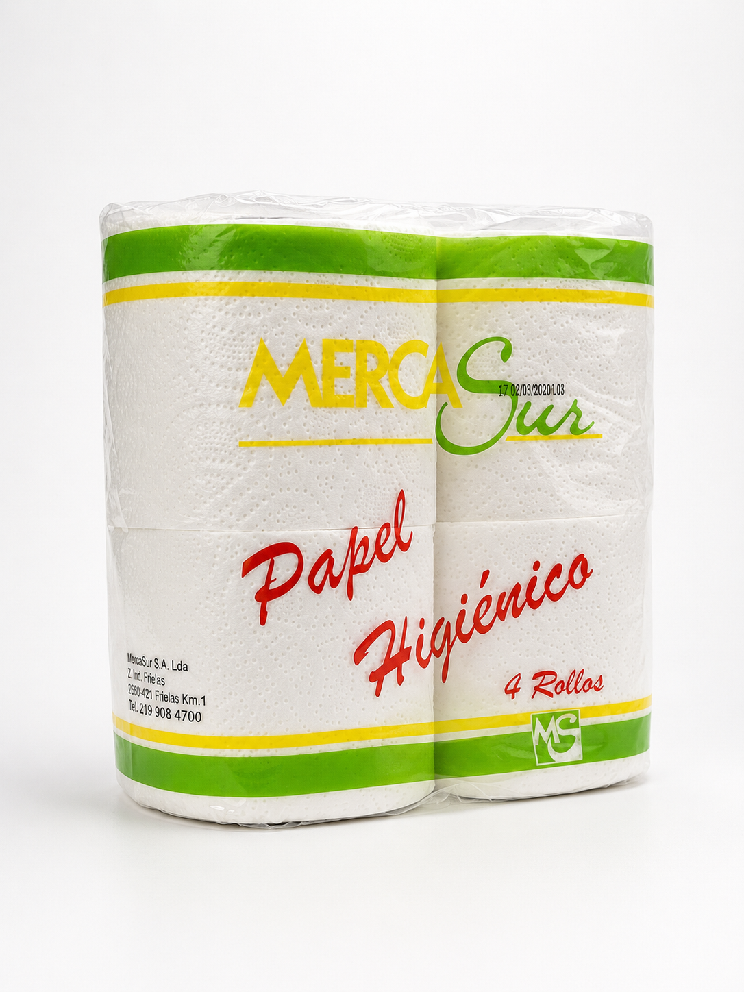 Papel Higiénico Doméstico - 4 Rolos