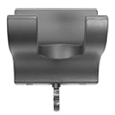 Suporte para secador de cabelo Faneco DHH1500PRG, compatível com secadores TIVANO, em acabamento cinza elegante.