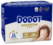 Fraldas Dodot Sensitive T.0, 24un.