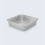 FORMA DE ALUMÍNIO QUADRADA COM TAMPA EM17/F 2250ml