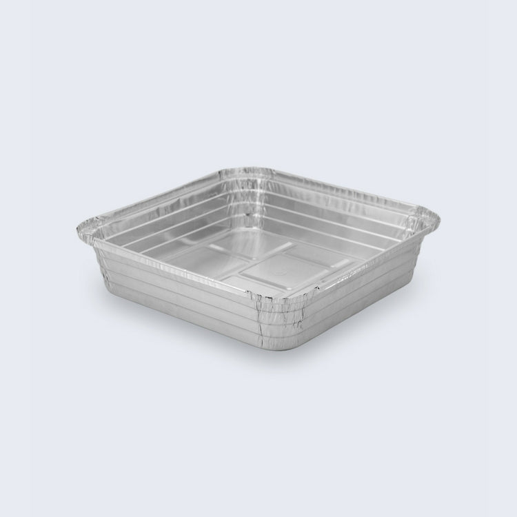 FORMA DE ALUMÍNIO QUADRADA COM TAMPA EM17/F 2250ml