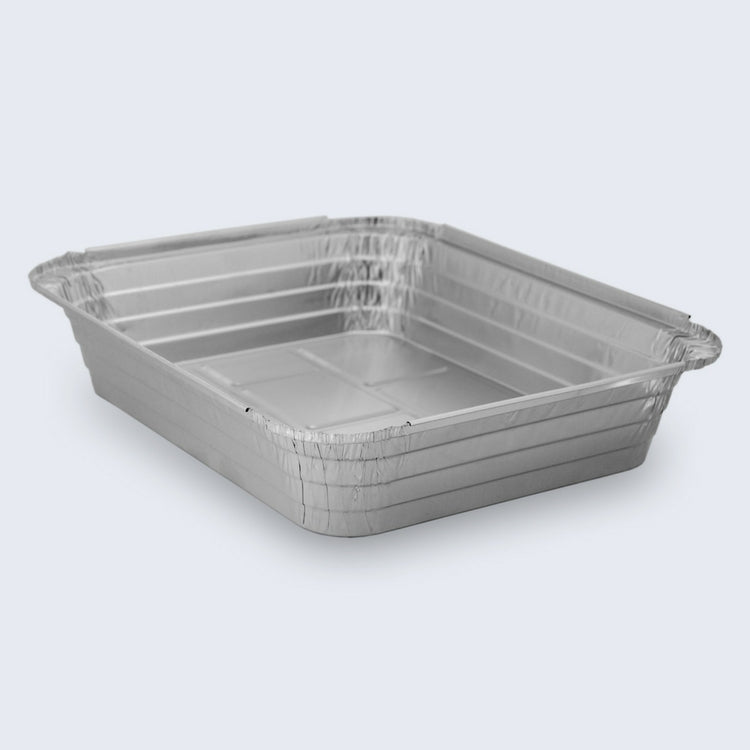 FORMA DE ALUMÍNIO RETANGULAR COM TAMPA EM21/A 3400ml