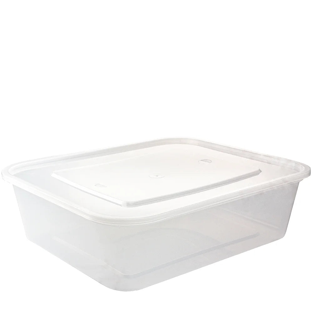 EMBALAGEM EM PP TAKE AWAY REUTILIZÁVEL COM TAMPA 7,25L (7250ML) - 50 un.