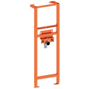 Estrutura de instalação Faneco para lavatório, com suportes, modelo KKU705, em aço resistente, visível na imagem.
