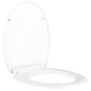 Assento de sanita Faneco em polipropileno, modelo M13018WS, com acabamento branco e design compacto.