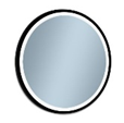 Espelho Faneco SCANDI M80MBL com moldura moderna e acabamento elegante, refletindo luz e estilo contemporâneo.
