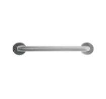 Barra de apoio reta da Faneco, modelo N15054.60.S, fixada na parede para suporte e segurança em banheiros.
