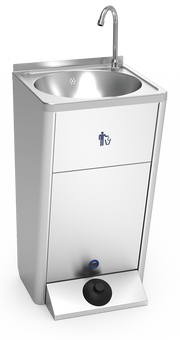 Lava-mãos com porta amovível autónomo e portátil