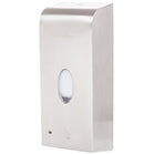 Doseador de sabão e desinfetante Faneco LAB S1000ASPB, plástico branco com acionamento manual, ideal para banheiros e cozinhas.