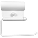 Barra de apoio Faneco para porta de papel higiênico, diâmetro 32 mm, com suporte robusto e acabamento em aço inox.