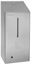 Doseador de sabão e desinfetante Faneco LUNA SA1000TSNB, com design compacto e funcional, ideal para ambientes comerciais.