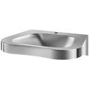 Lavatório de parede Faneco para mobilidade reduzida, com furo para torneira, design compacto e acessível.