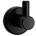 Cabide simples Faneco "Rhinoceros" SH50SBL de plástico preto, com gancho resistente e design compacto, ideal para roupas.