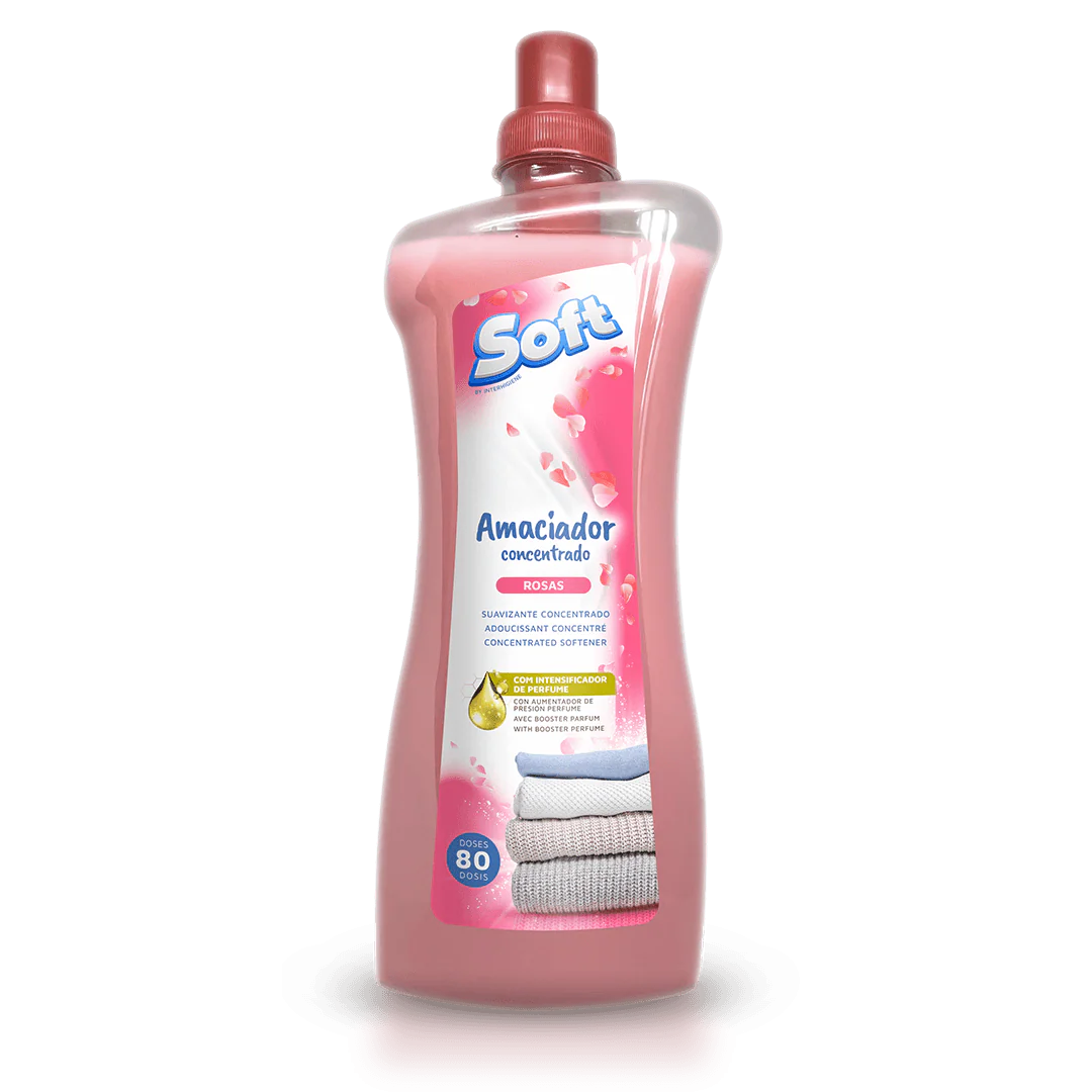Amaciador Roupa Soft Rosas - 1,5LT