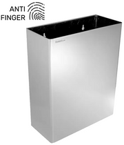 Caixote de lixo Faneco HIT Antifinger WB23SHAF, balde de lixo com tampa e design resistente, ideal para ambientes domésticos e comerciais.