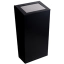 Baldec de lixo de parede Faneco WB30BL com tampa, recipiente de plástico para coleta de resíduos domésticos.