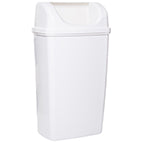 Caixote de lixo Faneco Hygienic de 50L, balde de lixo resistente, com tampa, para ambientes internos e externos.