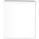 Caixote de lixo Faneco branco modelo WB7SJW, balde de lixo de plástico com tampa e capacidade para descarte de resíduos.