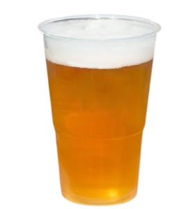 Copo Cerveja Transparente 250ml  - 100un.