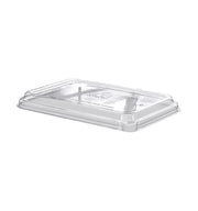 Tampa transparente de PET para embalagens de sushi 16,5x11,5x3,2 cm da Pinto & Coelho, embalagem ecológica de 50 peças