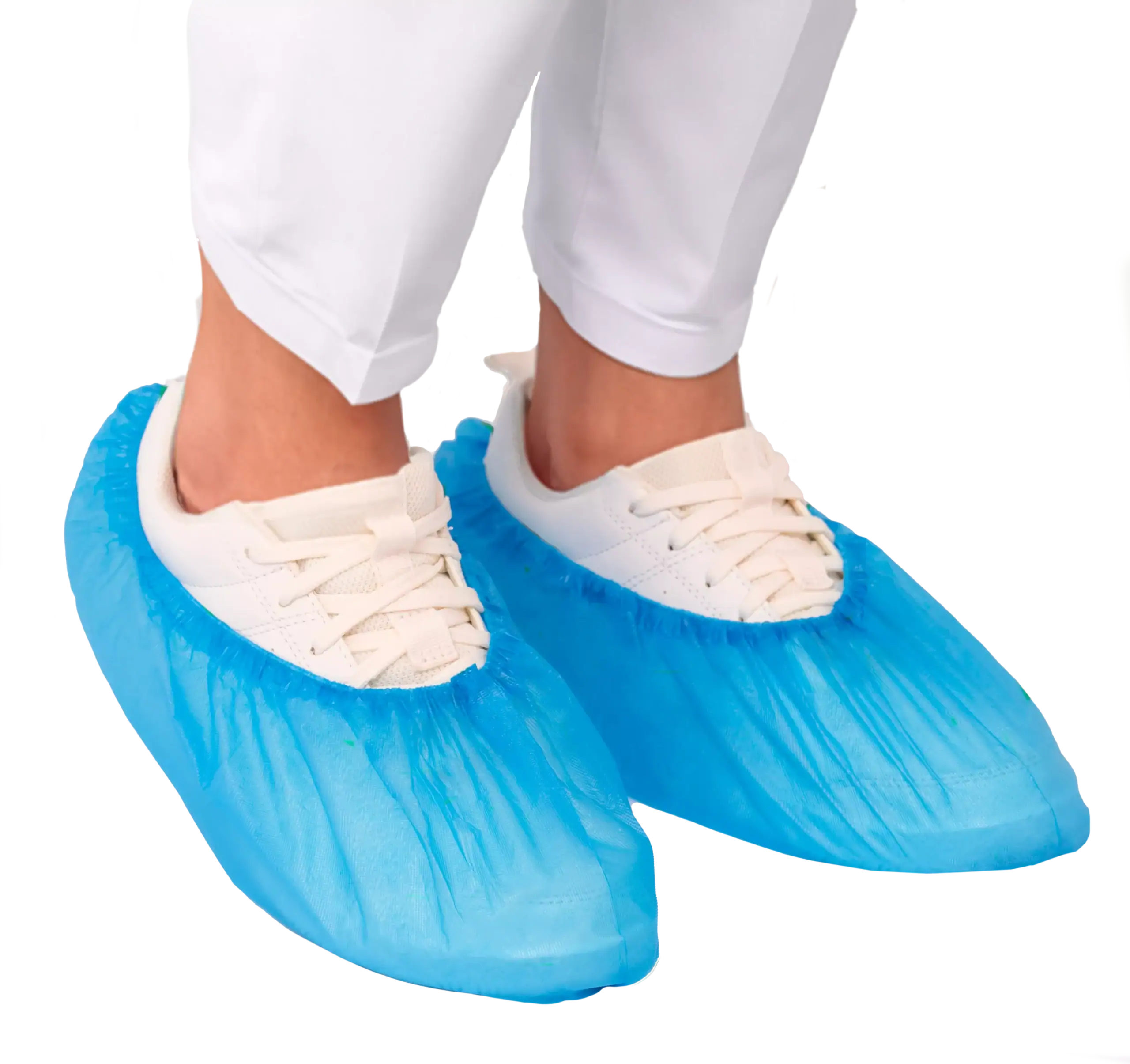 Cobre-sapatos Santex DF01BB reforçados antiderrapantes azuis