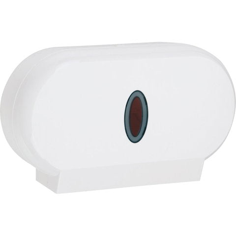 Porta-rolos duplo industrial ABS branco NOFER 05002.W