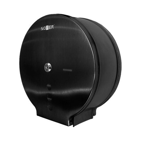 Porta-rolos industrial inox preto com fechadura NOFER 05006.N