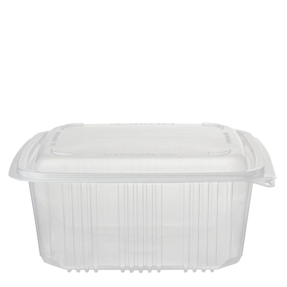 Embalagem quadrada em plástico com tampa incluída - 1500ml