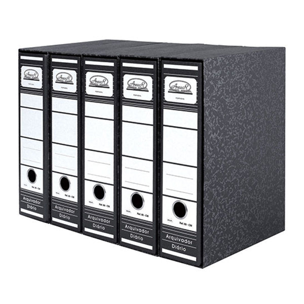 PASTA DE ARQUIVO COM CAIXA ANCOR A4 L80 CLASSIC NUVEM