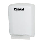 Support Renova pour serviettes à main en feuille blanc