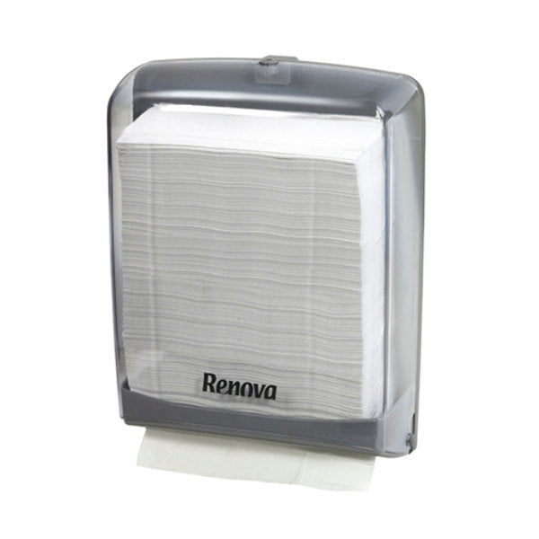 SUPORTE RENOVA PARA TOALHAS DE MÃO EM FOLHA CINZA FUMÉ