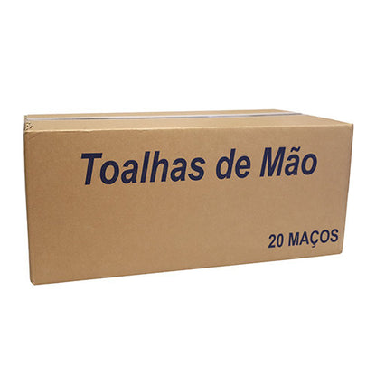 TOALHAS DE MÃO 21X23CM RECICLADO CAIXA 3000 UNIDADES