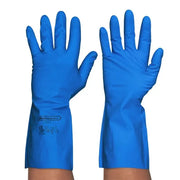 GANTS INDUSTRIELS EN NITRILE BLEU SATINÉ GR12