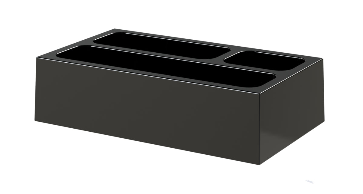 Tabuleiro para saquetas JVD Orchestro preto, ideal para eventos e celebrações, com acabamento elegante e durável.