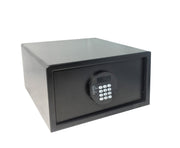 Cofre de hotel JVD Fortress 14 polegadas com porta de segurança para armazenamento de valores e objetos de valor.