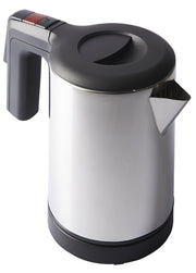 Chaleira JVD Duchesse de 0,8L em inox satinada, elegante para chaleiras e café, vista frontal em imagem de alta resolução