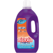 Detergente para roupas Mistolin Fresh Pinto & Coelho, frasco com 58 doses, cuidado com roupas e fragrância fresca.
