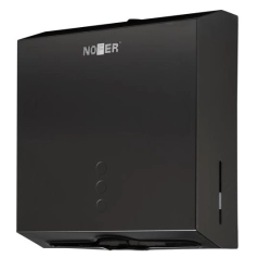 Dispensador de toalhas de papel inox preto com fechadura NOFER 04006.N