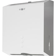 Dispensador de toalhas de papel aço branco com fechadura NOFER 04006.W
