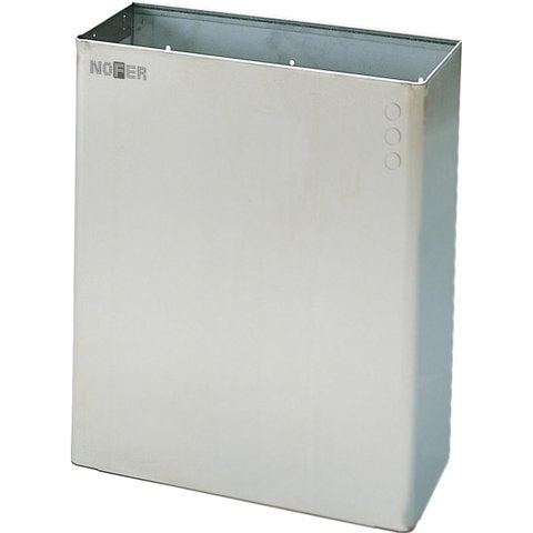 Papeleira mural inox satinado 23 L NOFER 14077.S