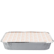 Forma de alumínio retangular com tampa de 3,6L da Pinto & Coelho, ideal para assados e armazenamento.