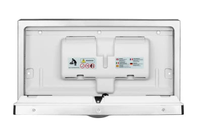 Fraldário de Parede Horizontal com Estrutura em Inox